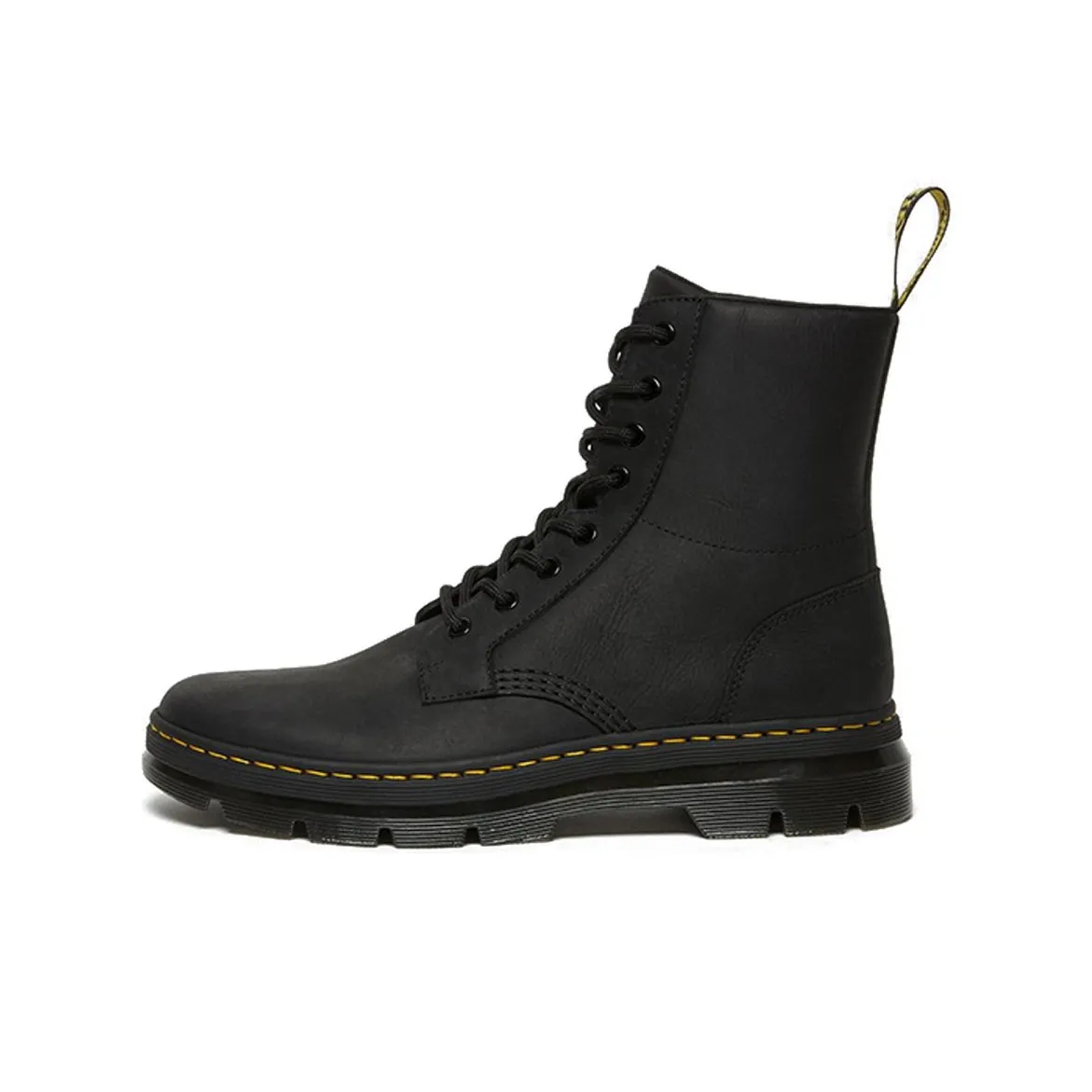 Dr.Martens Combs Short Martin Boot Unisex Black Dr.Martens Combs Короткий Мартин Ботинок Унисекс Черный