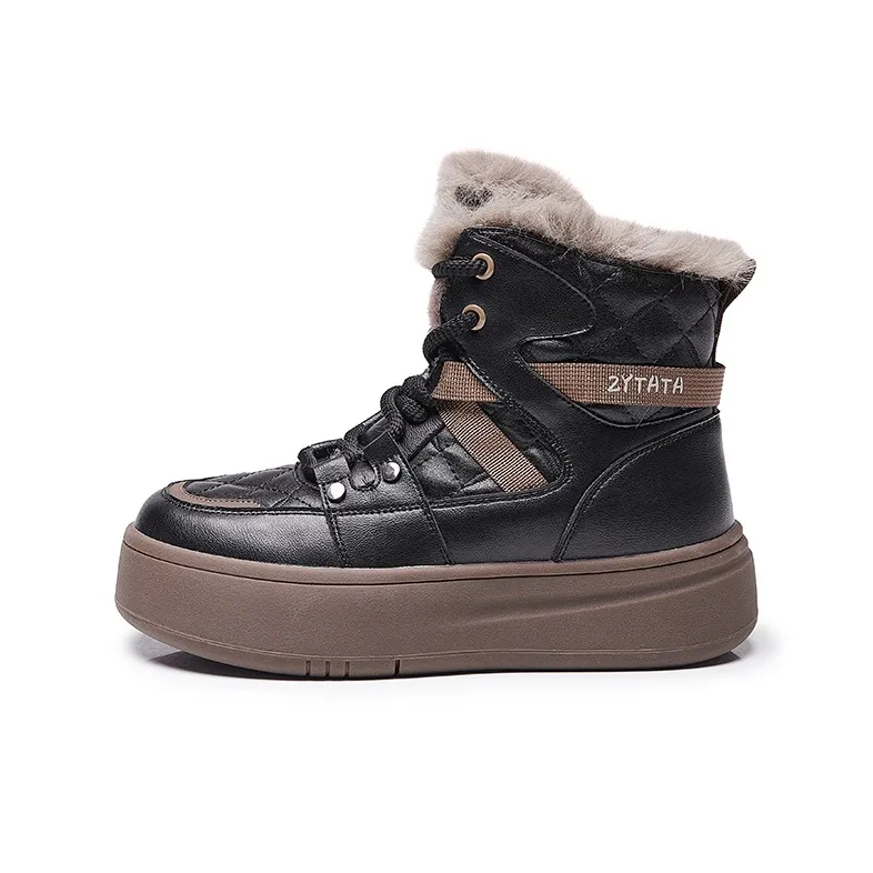 Bull Charm Durable Warm Short Snow Boots Women's