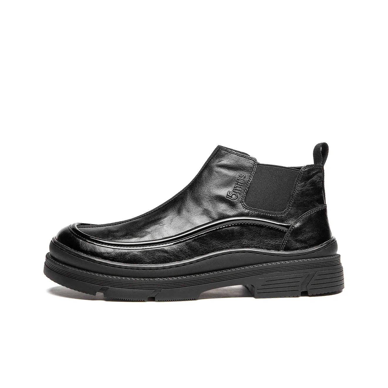 15 MINS Ankle Length Chelsea boots Roccia Men's Black