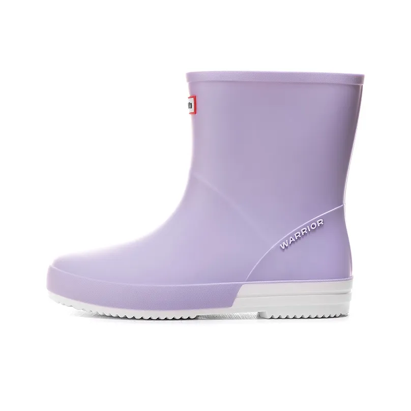 Warrior Wear resistant And Waterproof Rain Boots Women's Taro Purple