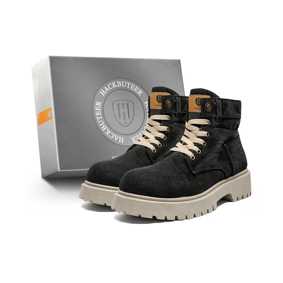 HACKBUTEER Короткий Мартин Ботинок Мужской Набор в Подарочной Коробке