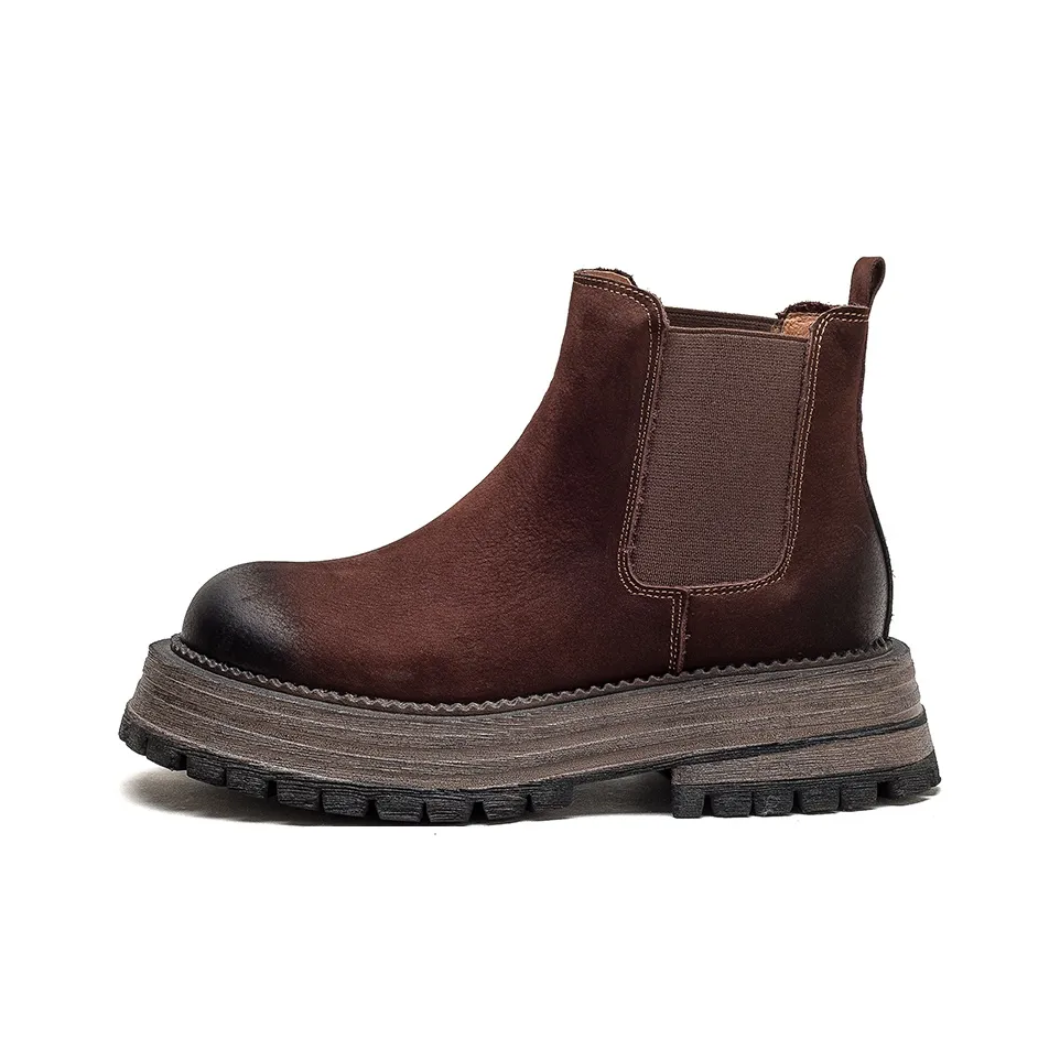 MATA Ankle Boots Women's Coffee/Black