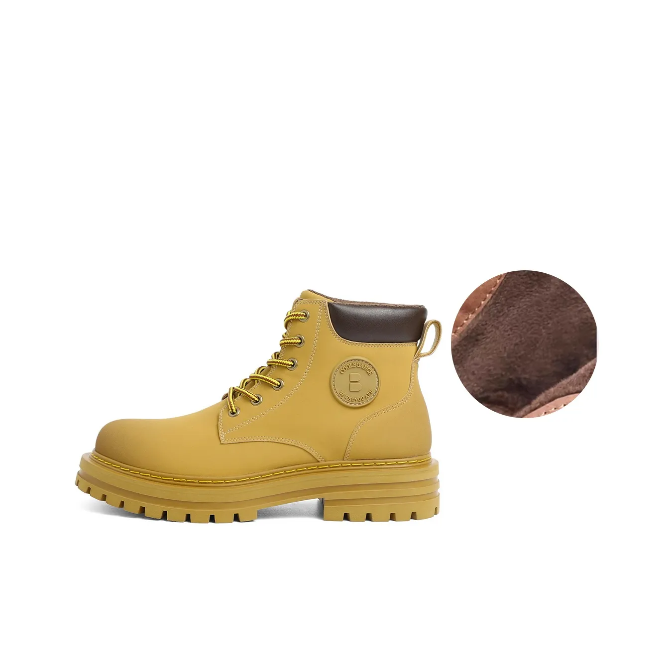 BELLE Outdoor Boots Men's Yellow/Gray