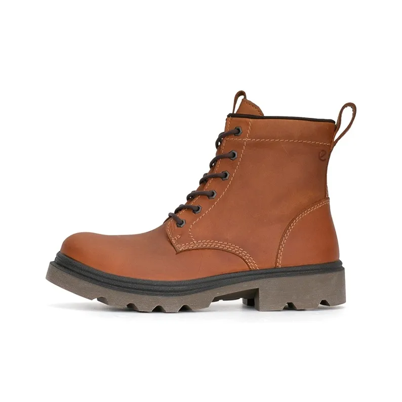 Ecco Короткий Мартин Ботин Мужской Коричневый