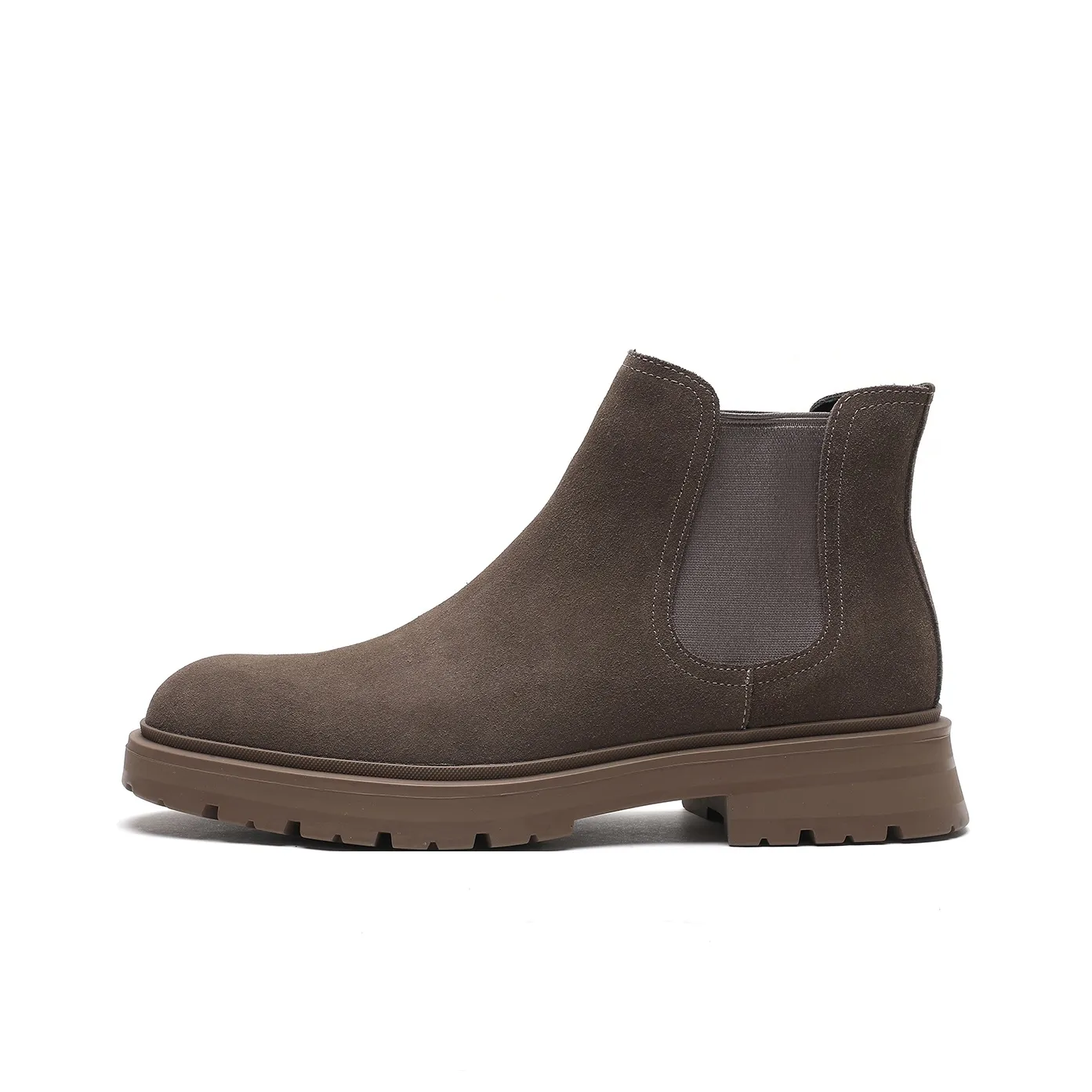 ELLE HOMME Crew Chelsea Boots Men's Camel