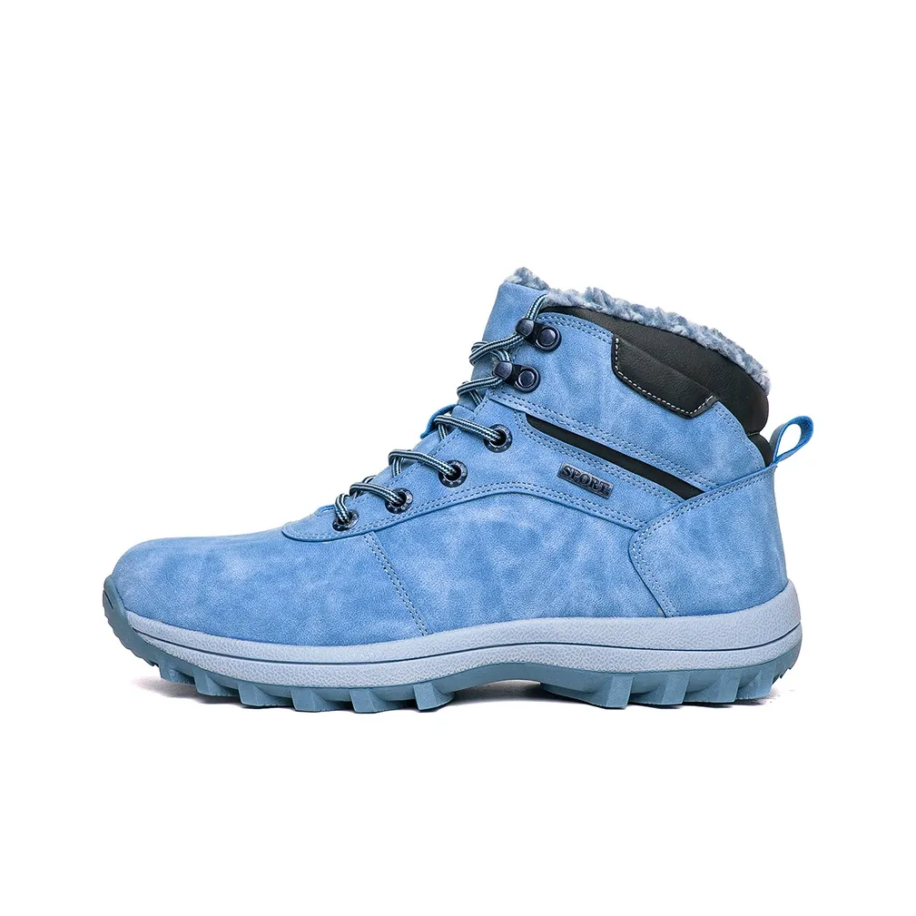 MUSNODO Термический Водонепроницаемый Устойчивый к Износу Короткие Снежные Ботинки Мужские Синие