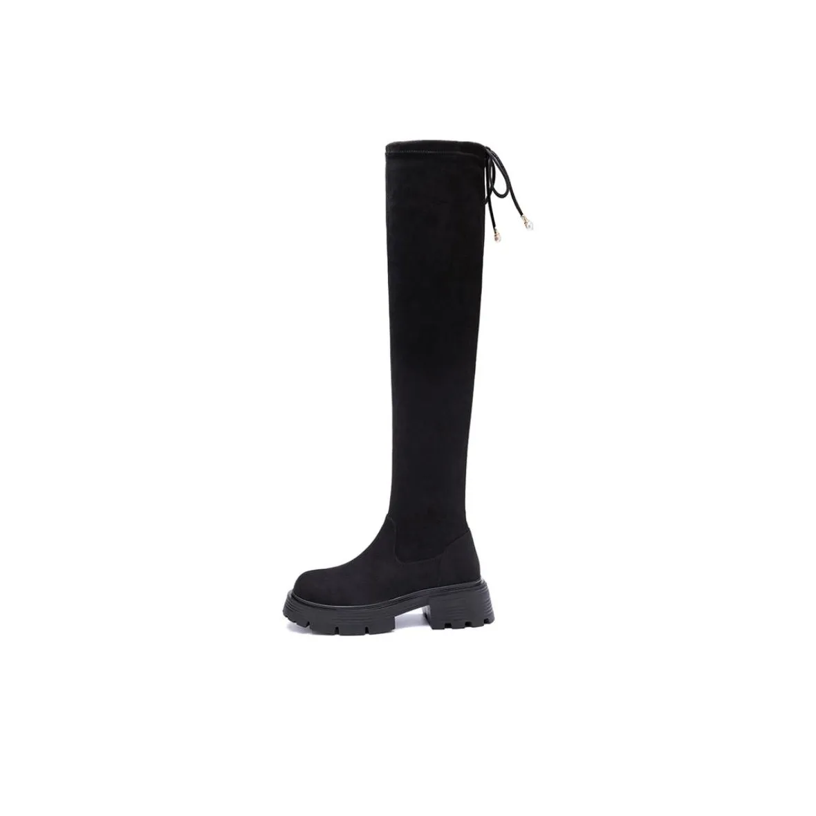 KEKAFU Knee-high Boots 5cm Women's Black