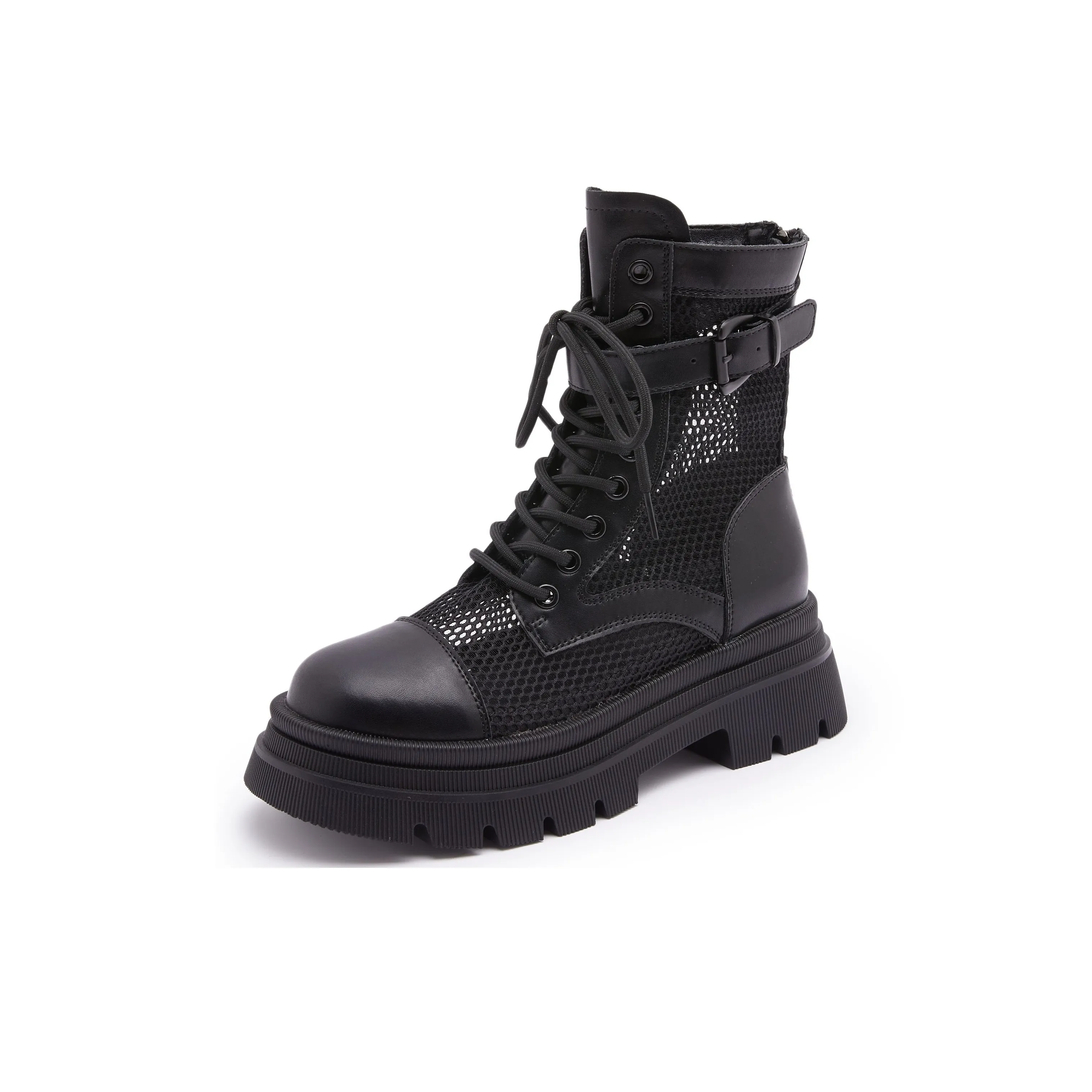 GIGIRYO Колено Высокий Мартин Ботинок 5 см Женский