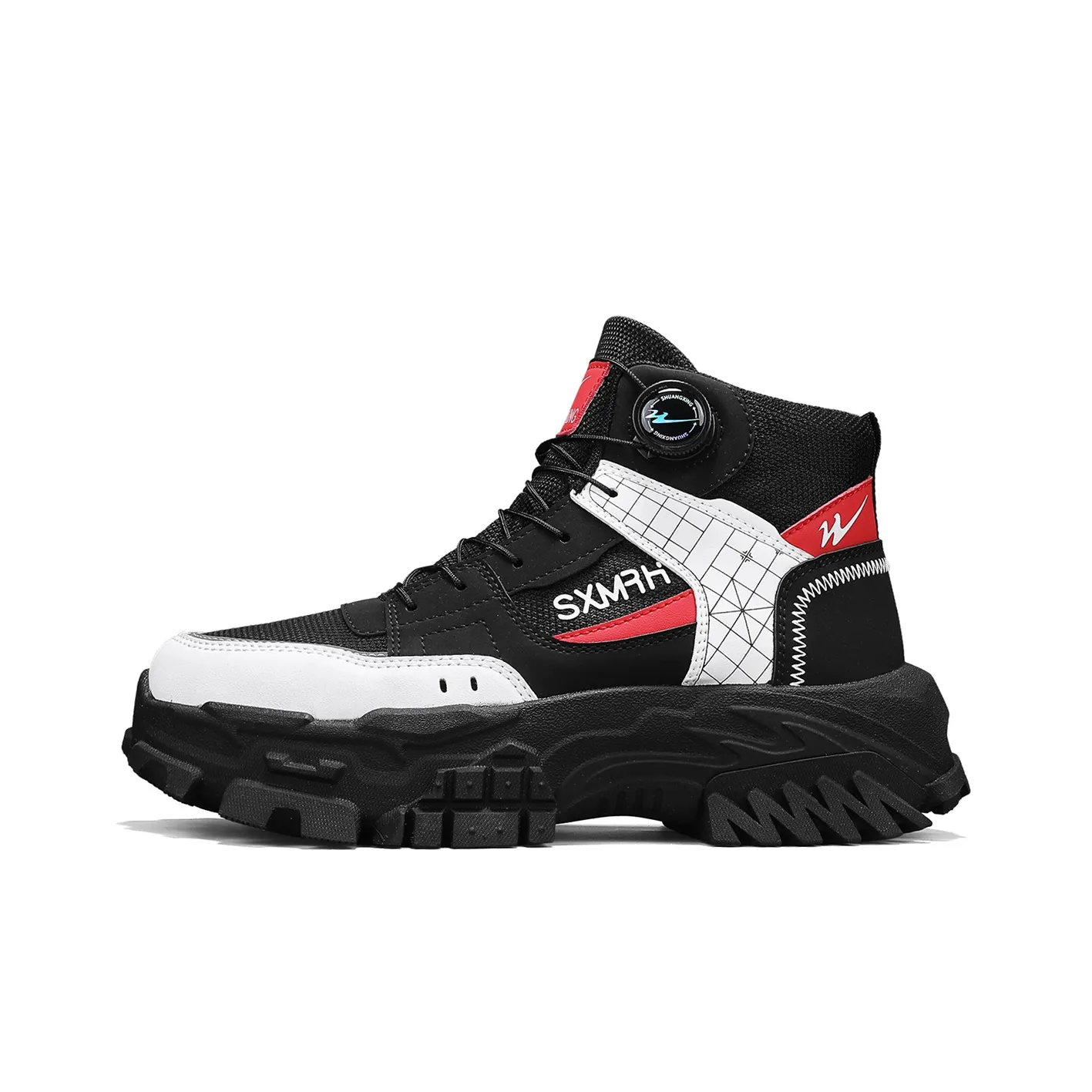 Binary Короткий MID Голень Martin Boot Мужской Черный Белый