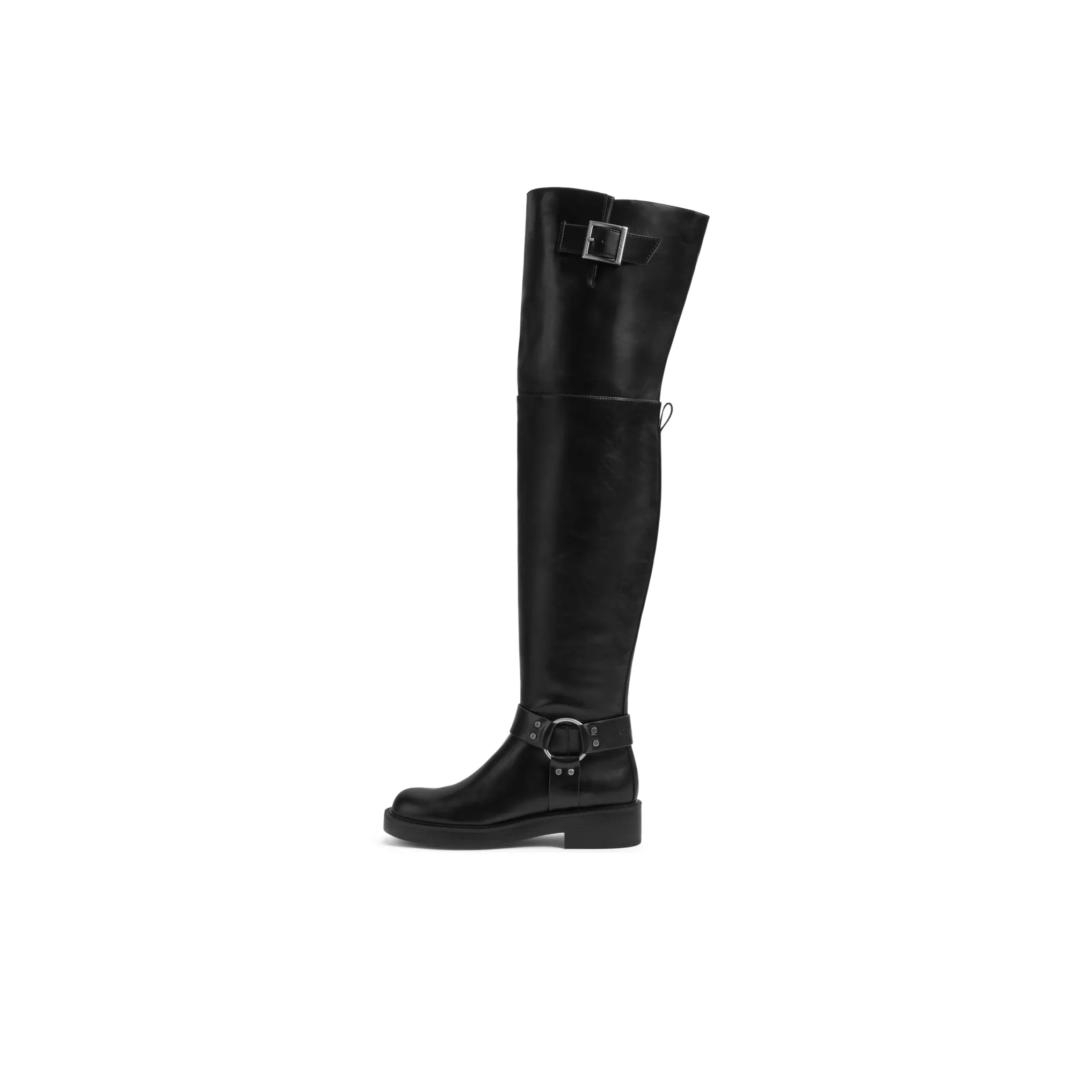 CHARLES&KEITH Over-the-knee Wave Boots 4cm Women's