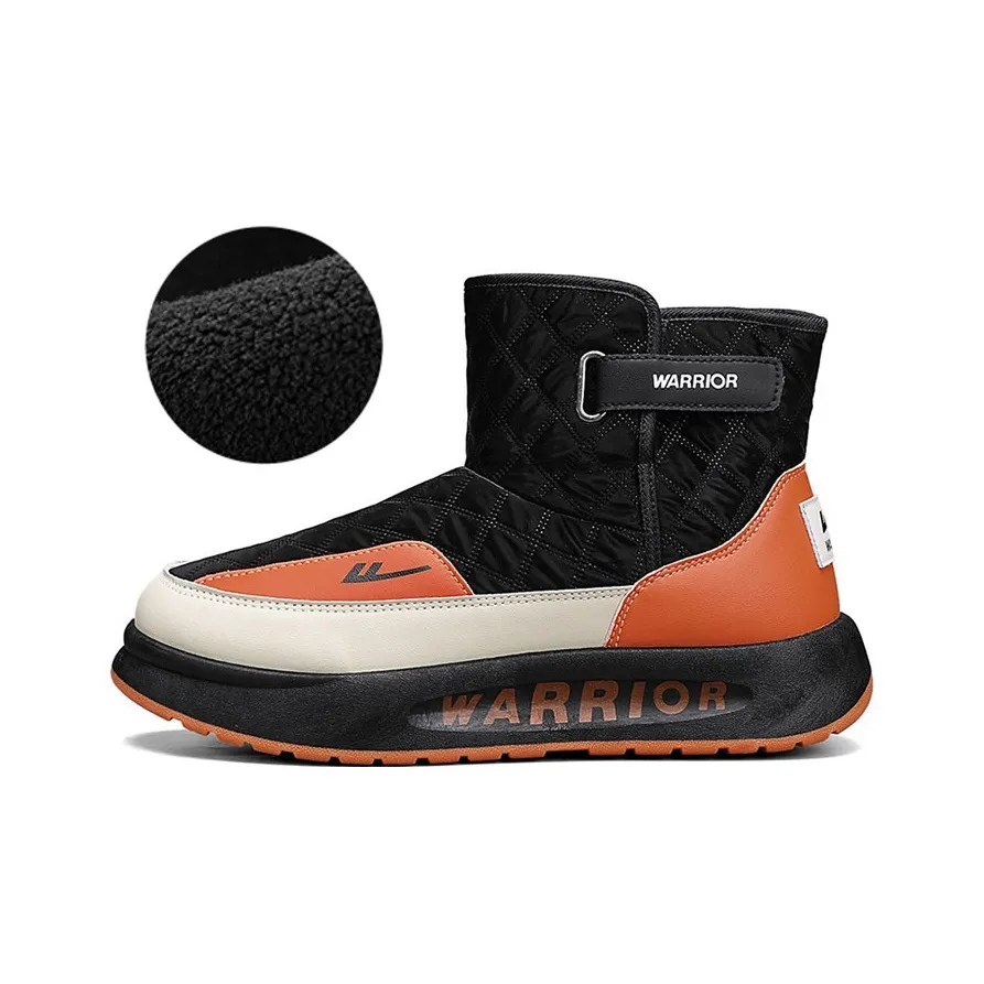 Warrior Crew Сноубутсы Мужские Черные и Оранжевые