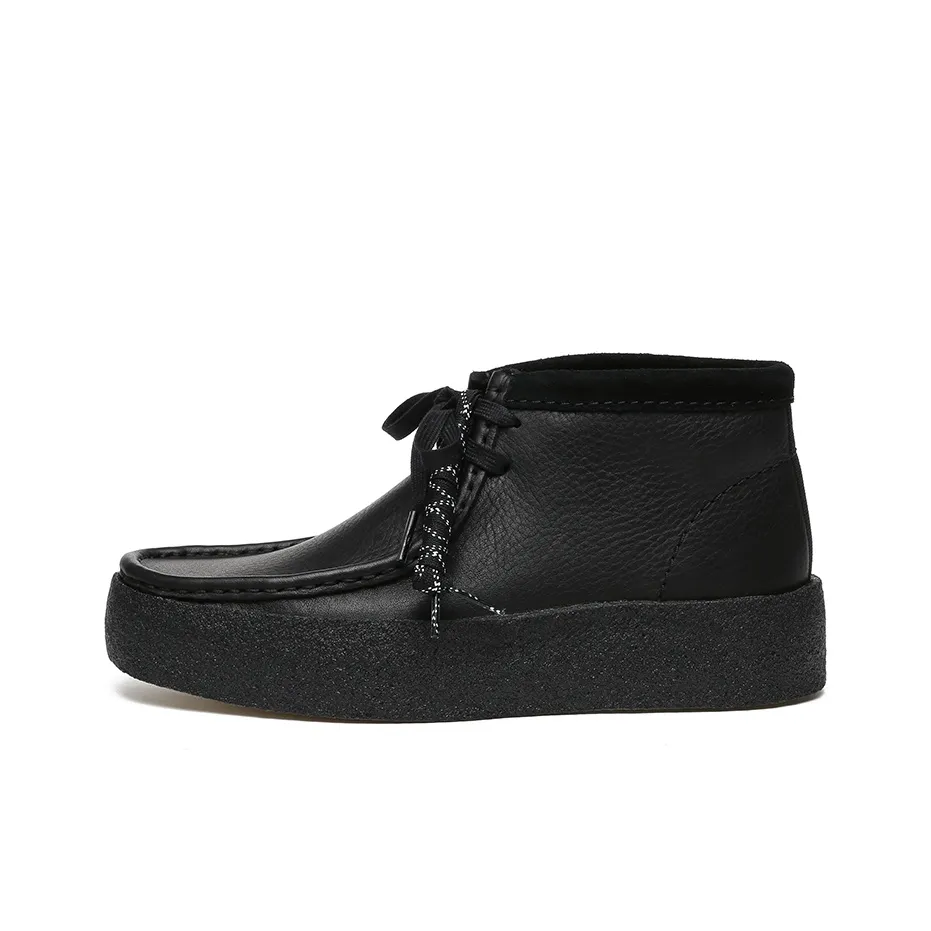 clarks Wallabee Cup Bt Black Leather