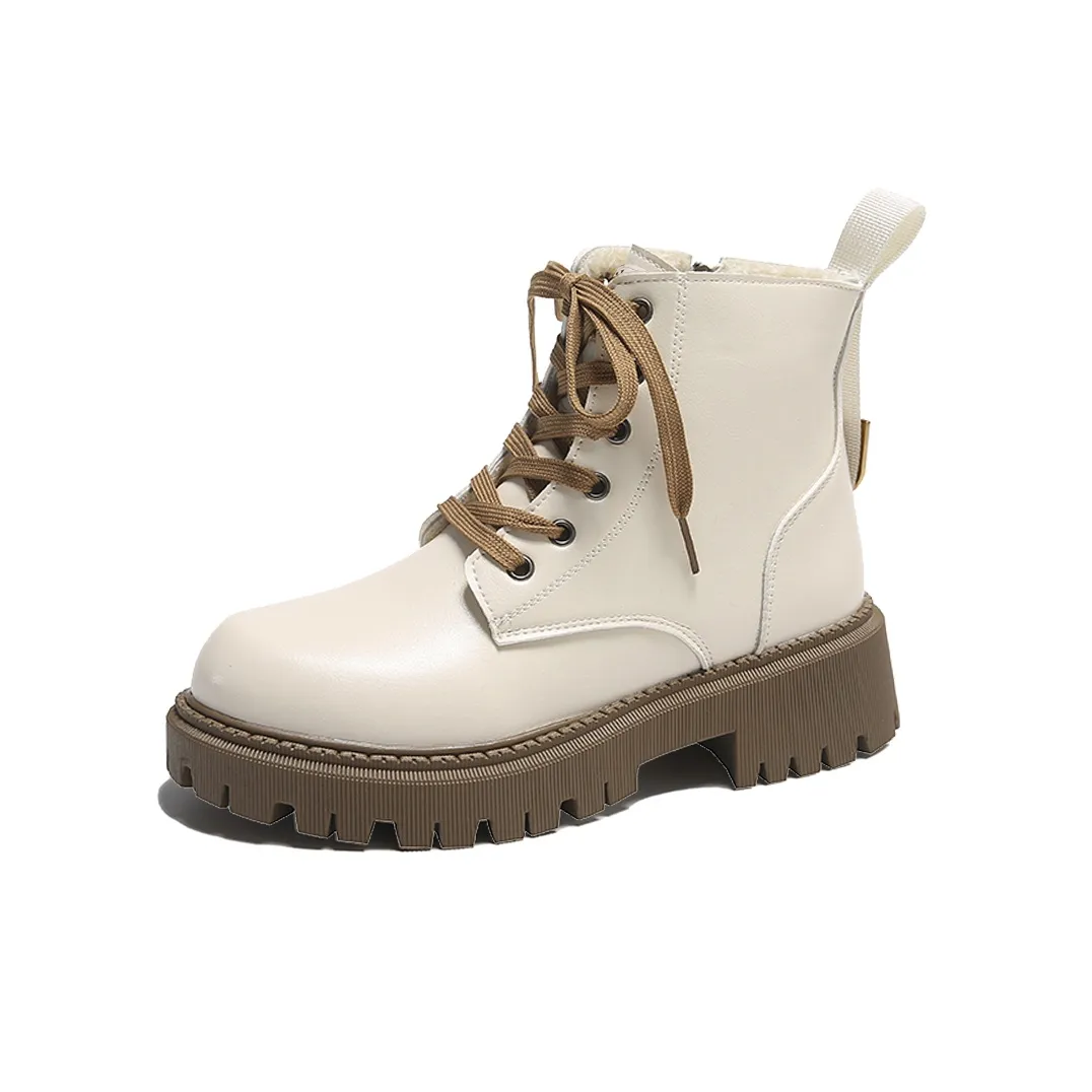 YUZHAOLIN Knee-High Martin Boot Women's