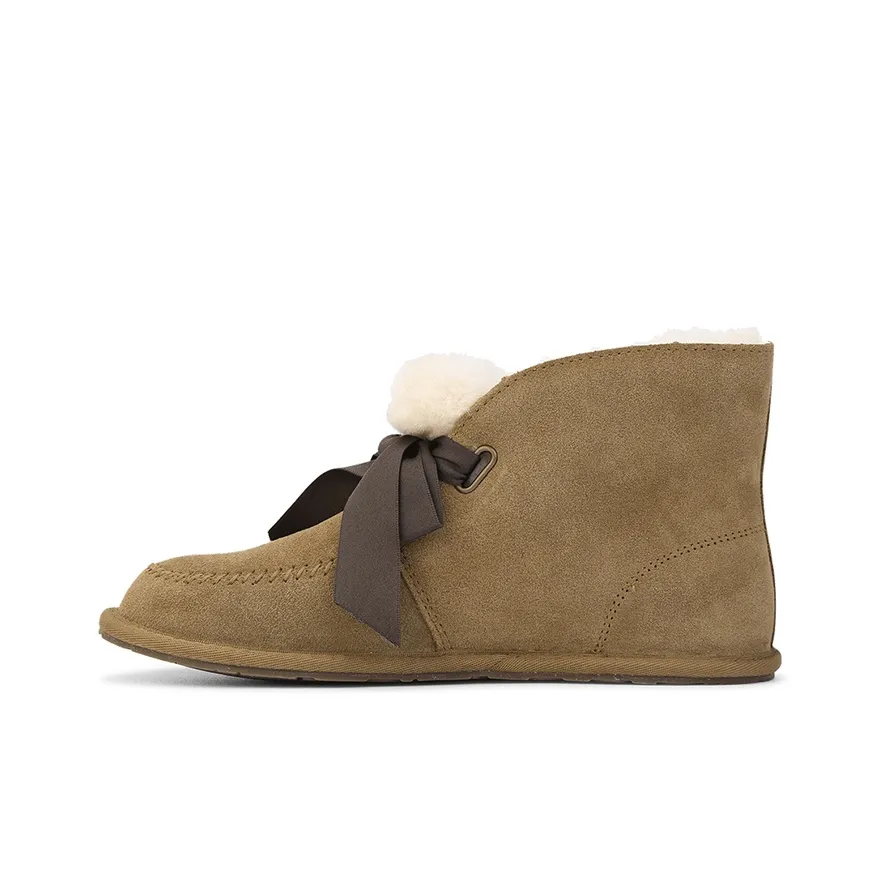 UGG Kallen Кружево Термический Ботинки для снега Женские Каштаново-коричневые