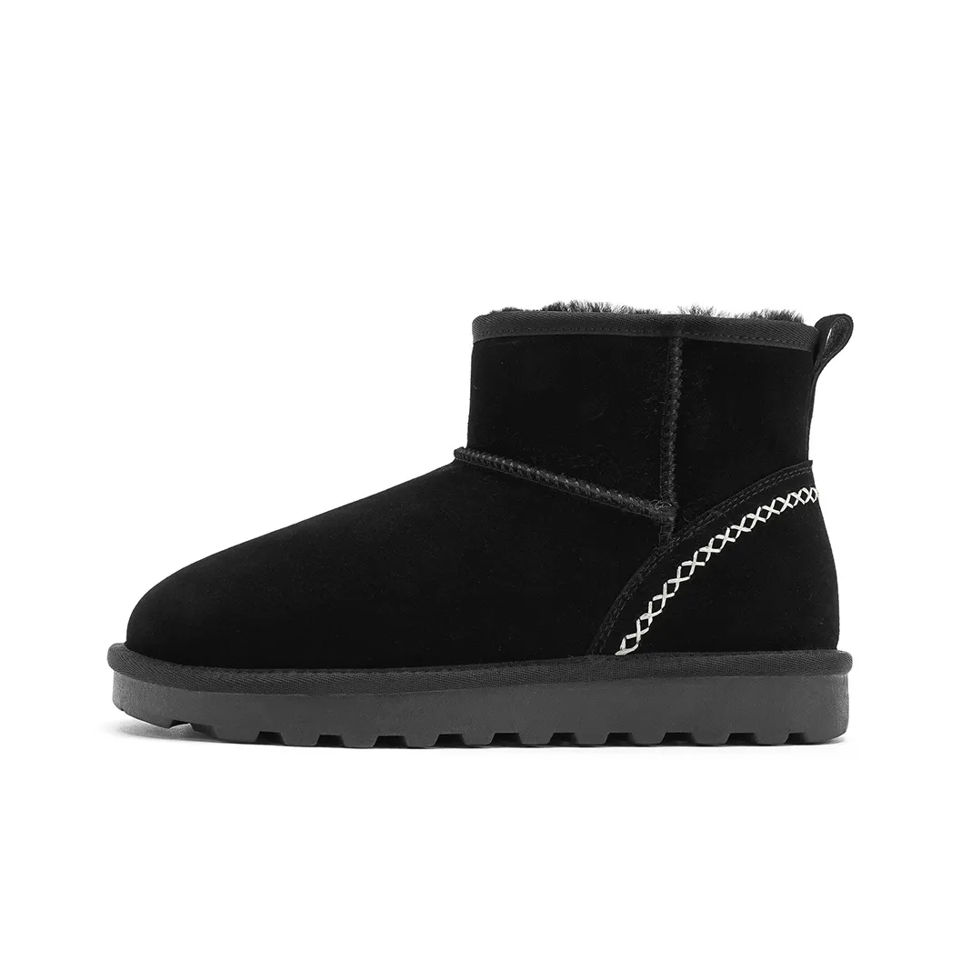 HARSON Warm Short Snow Boots 2.8cm Women's