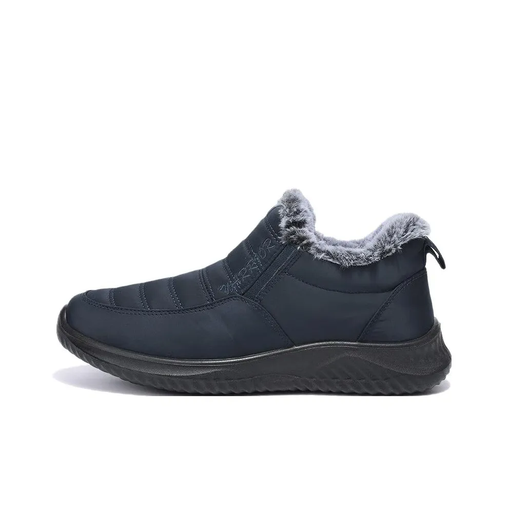 Warrior Ankle Length Snow Boots Men's Navy Blue