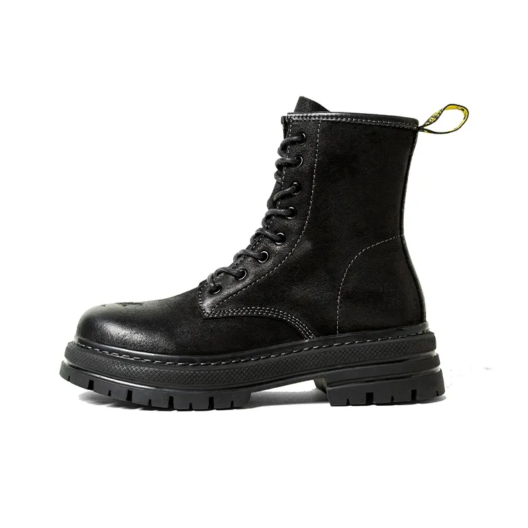 Q.VONTON Мартинсы Черные Женские