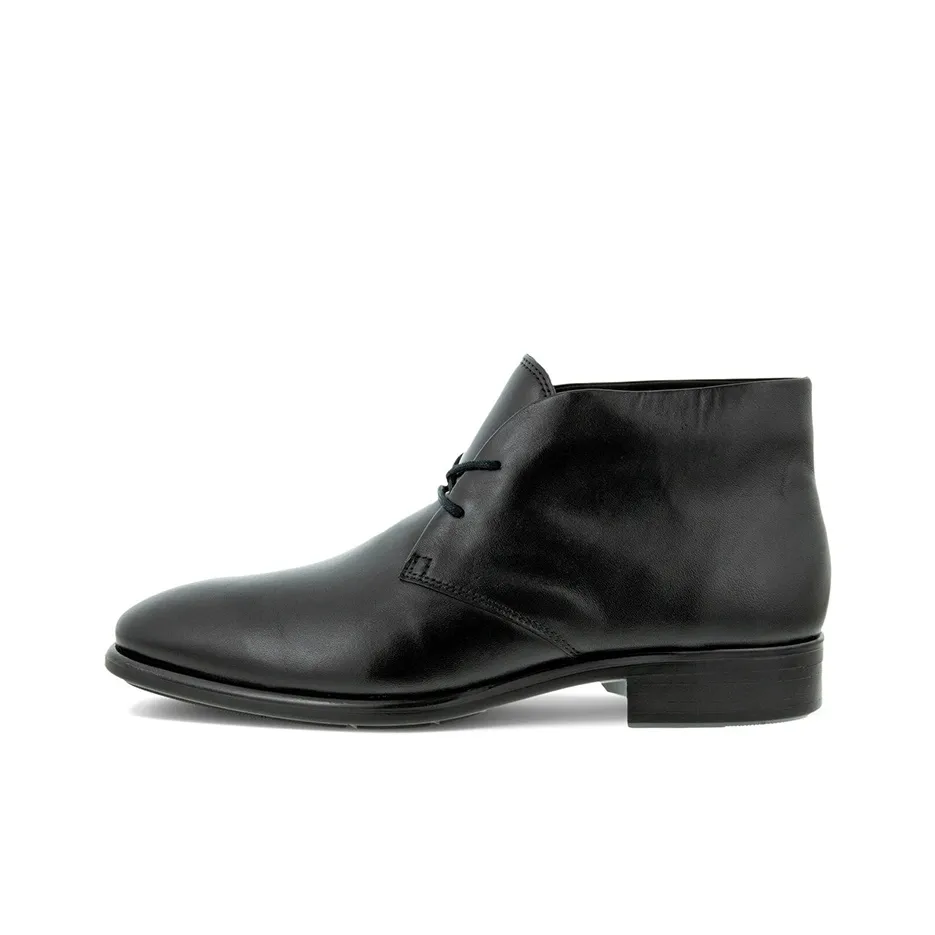 Ecco Ankle Boots Men's Low Top Black