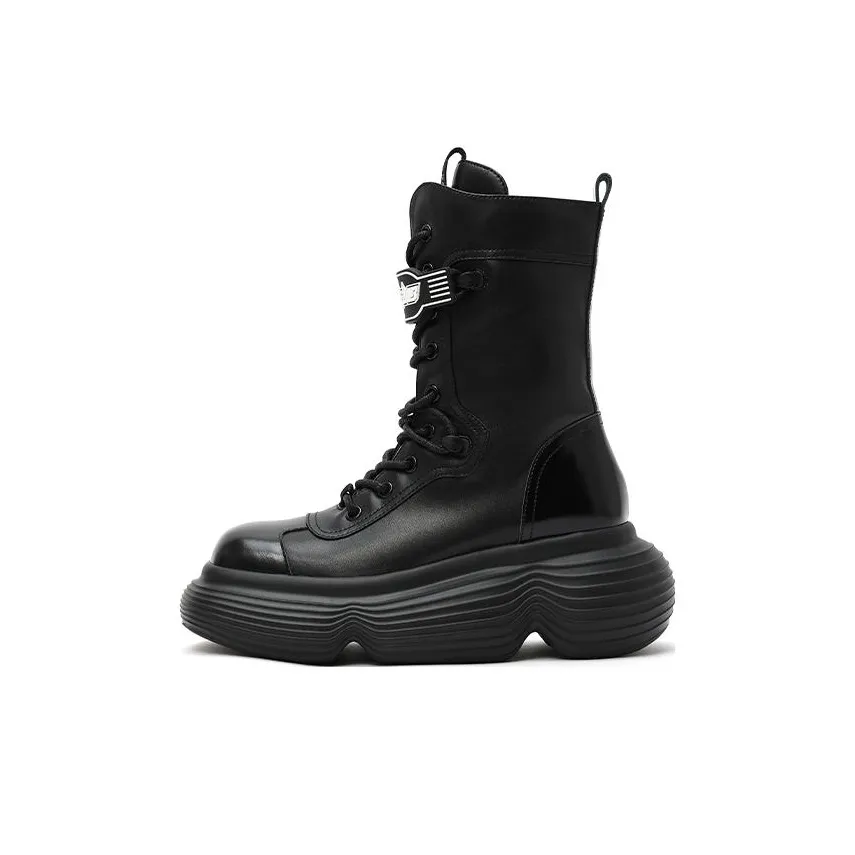 DAPHNE LAB Lollipop Series Crew Outdoor Boots 7cm Women's