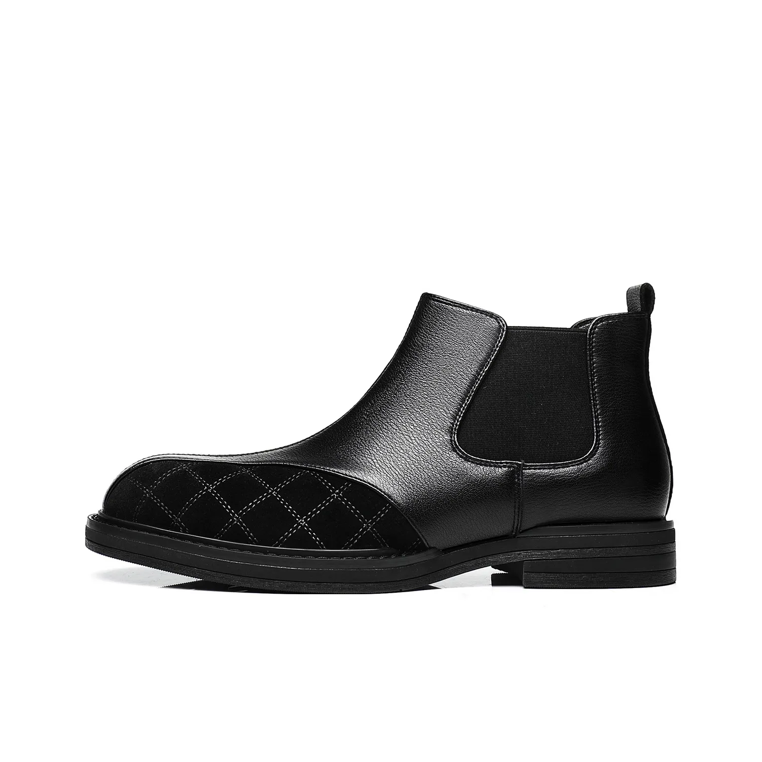 15 MINS Ankle-Length Chelsea Boots Men's Black