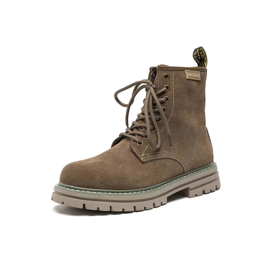 WEISHIBANGWEI Короткий Мартин Boot Унисекс Коричневый