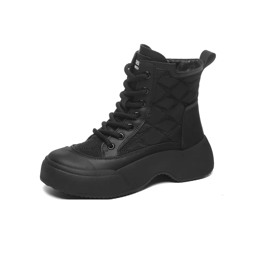 Golden Silk Rabbit Короткий Мартин Ботинок 5 см Женские