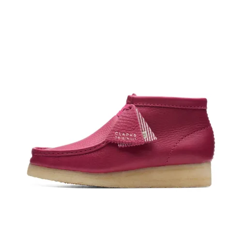 Clarks Originals WALLABEE Ботильоны Пурпурно-розовый 261732354 Женские