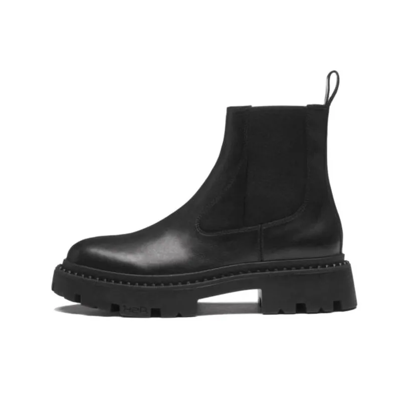 ASH Elasticated-panels Ankle-length Leather Boots