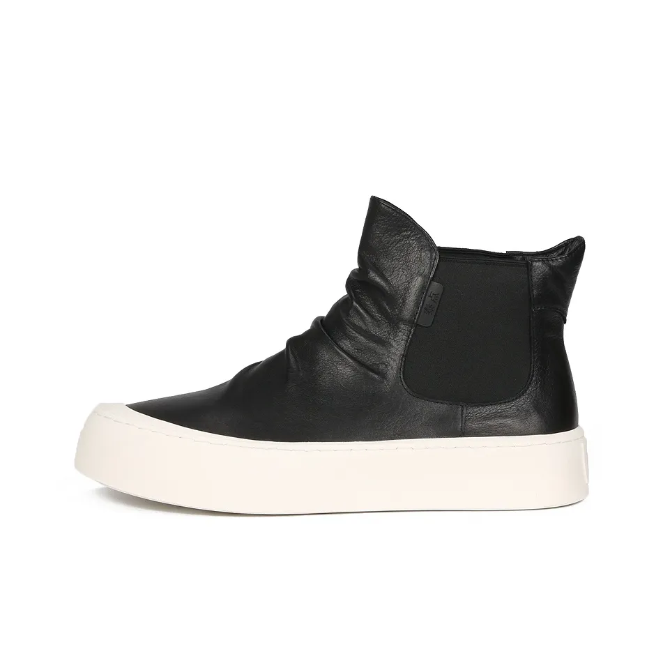 Thai Points Short Chelsea Boots Men's Black