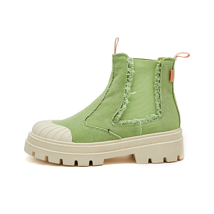 Joy&Mario Мартинсы Зеленые Женские