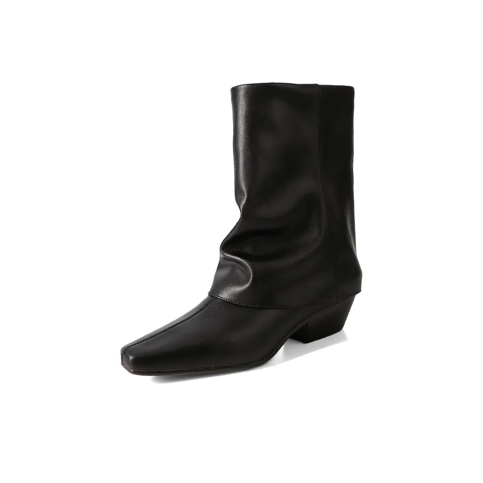 Echo&yolo Ankle Boots Medium Heel 3-5cm Women's