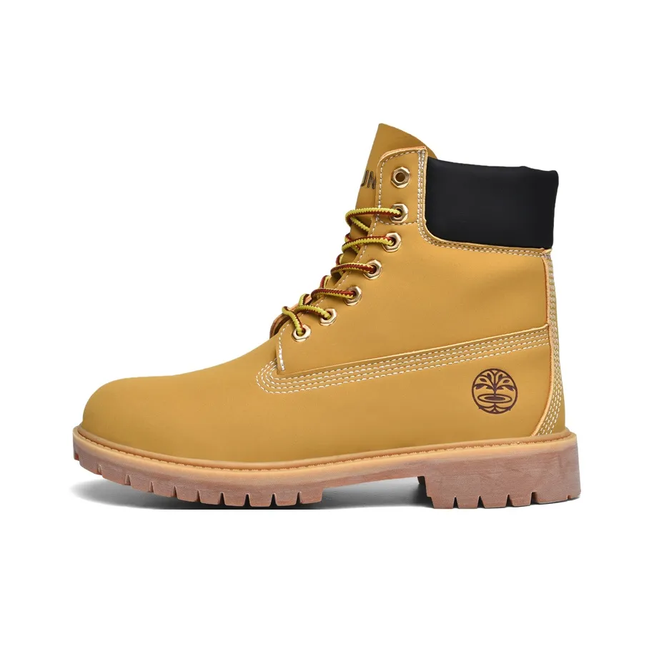 Dunnu Short Martin Boot Unisex Yellow Brown