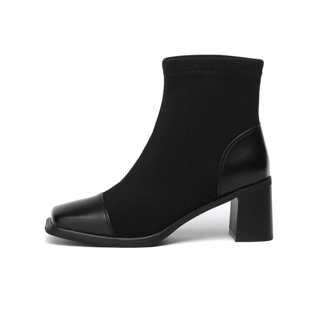 KEKAFU Ankle Boots Women's Khaki/Black