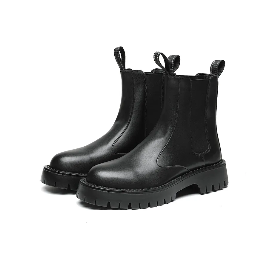 Chi Wolf Short Chelsea Trek boots Men's Black