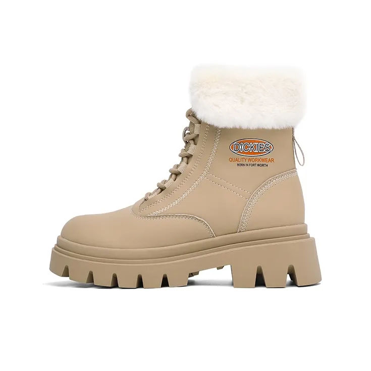 Dickies Короткий MID Голень Мартин Boot Женские Коричневый