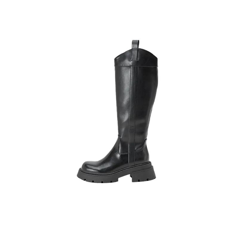 URBAN REVIVO Knee-high Boots Women's Black