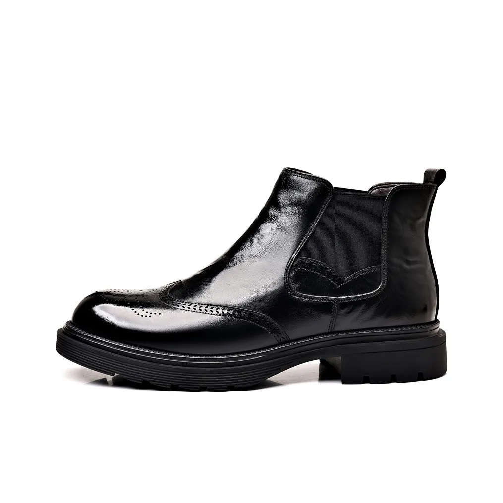 LUOMAIKE Короткий Челси Мужской Черный