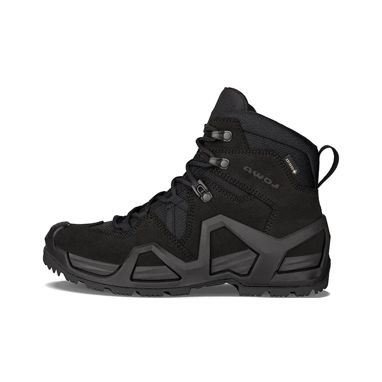 Lowa ZEPHYR Waterproof And Wear resistant Crew Outdoor Boots Unisex Black