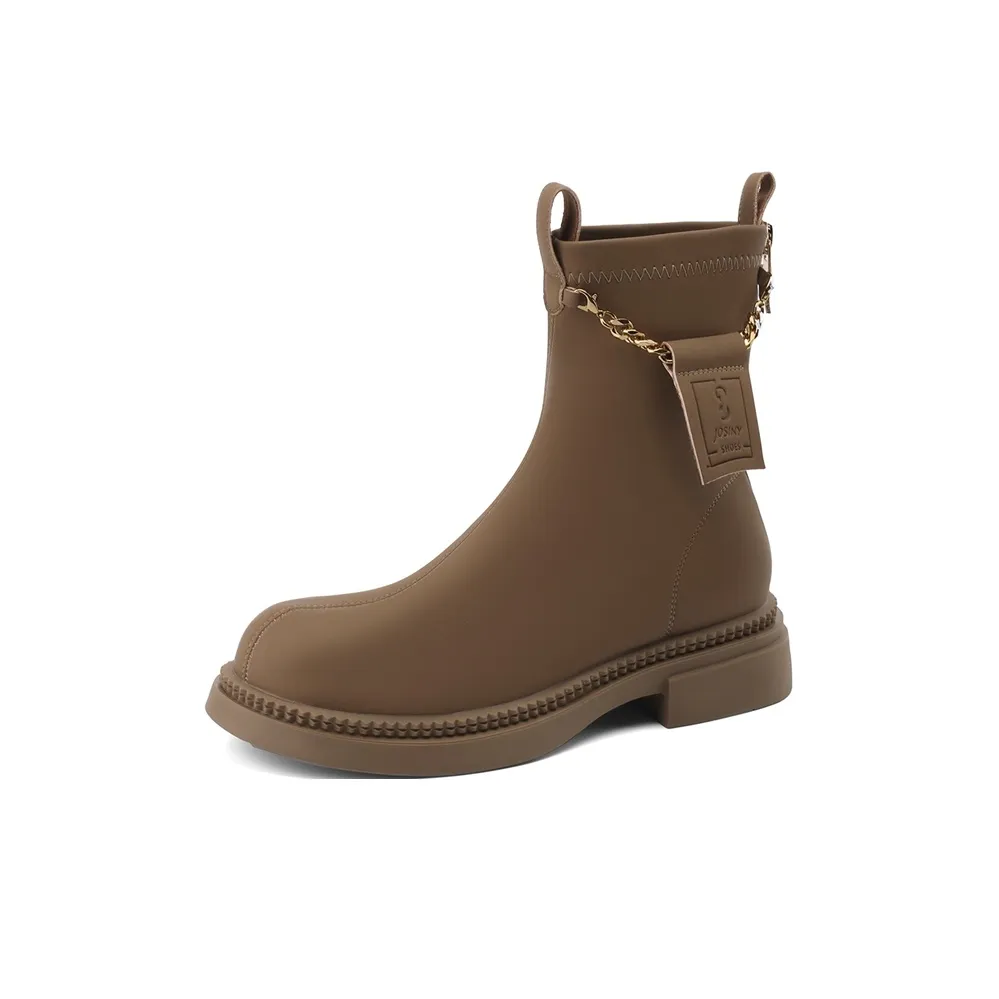 JOSINY Ankle Boots 4cm Women's Brown