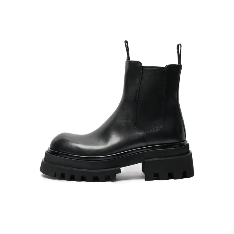 Viplander 16cm Chelsea Boots 8cm Men's Black