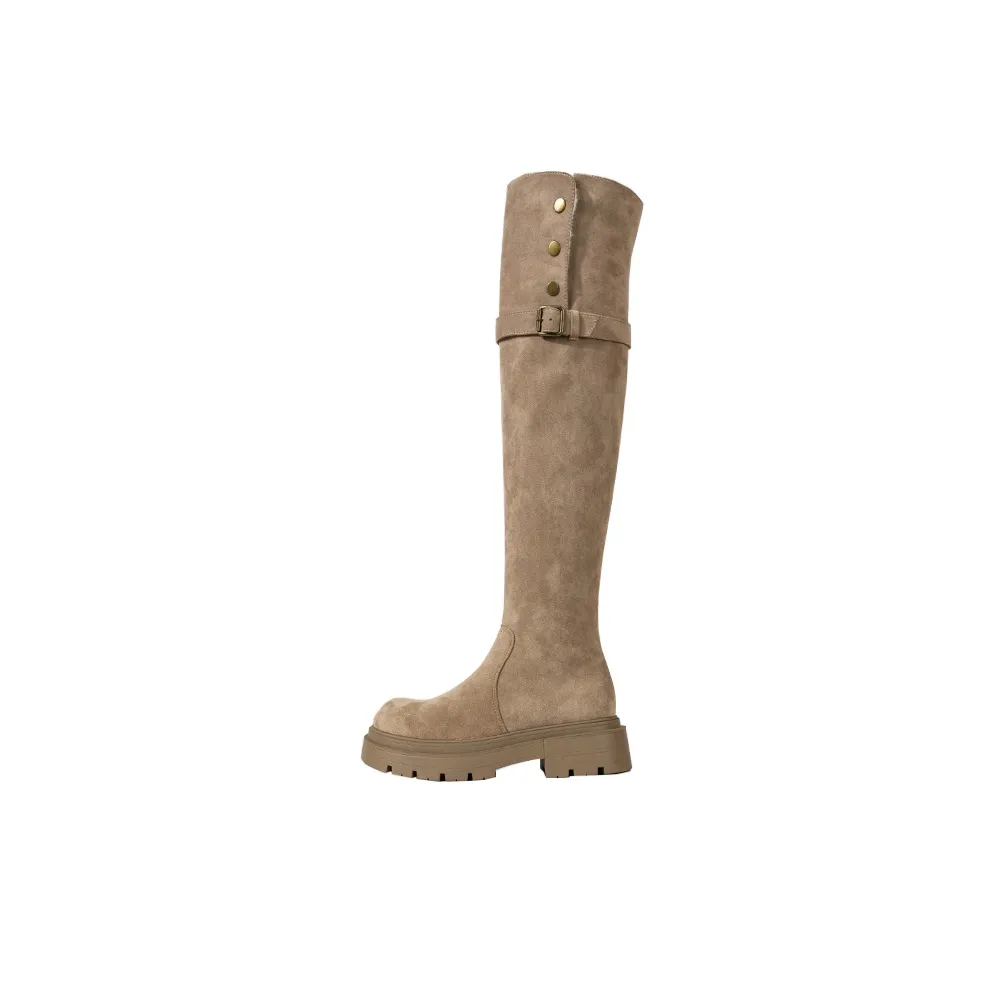 Wonderful Couple Over the knee Twenty Boots 5cm Women's