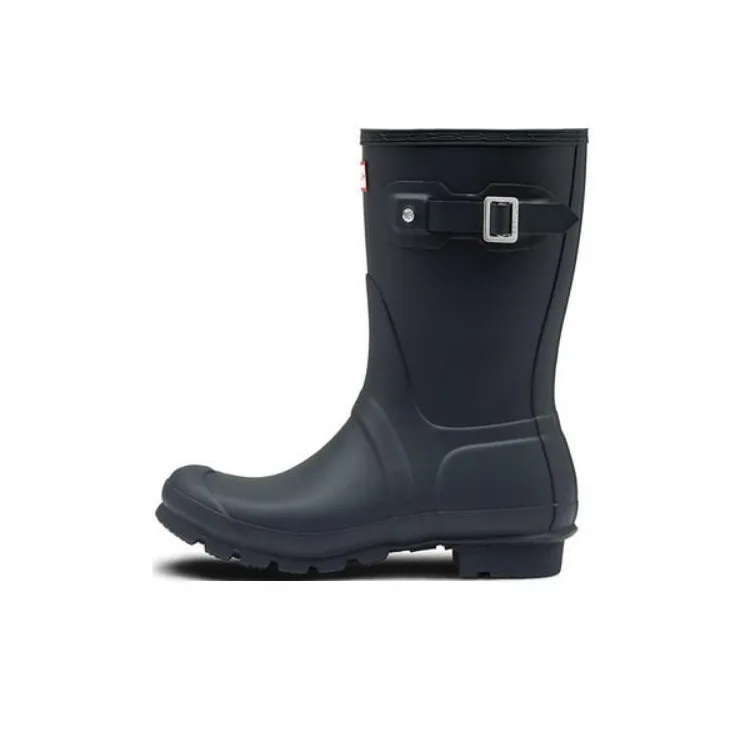 HUNTER Water Resistant Slip Resistant Rain Boots Women's Navy