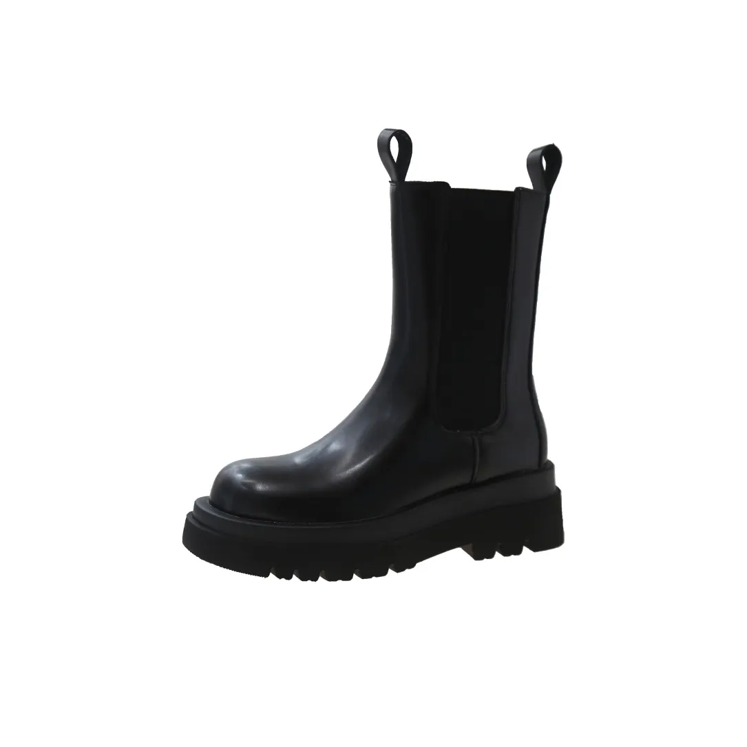 Take the Qin Короткий Челси 6 см Женские Черный