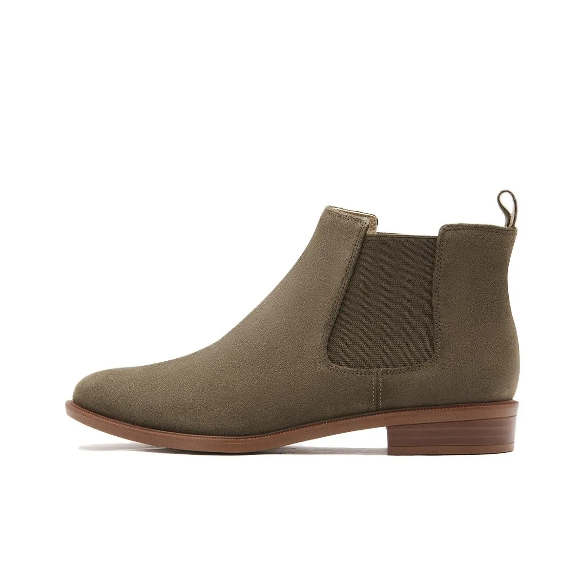 Clarks Короткий Челси 2,5 см Женские Зеленый