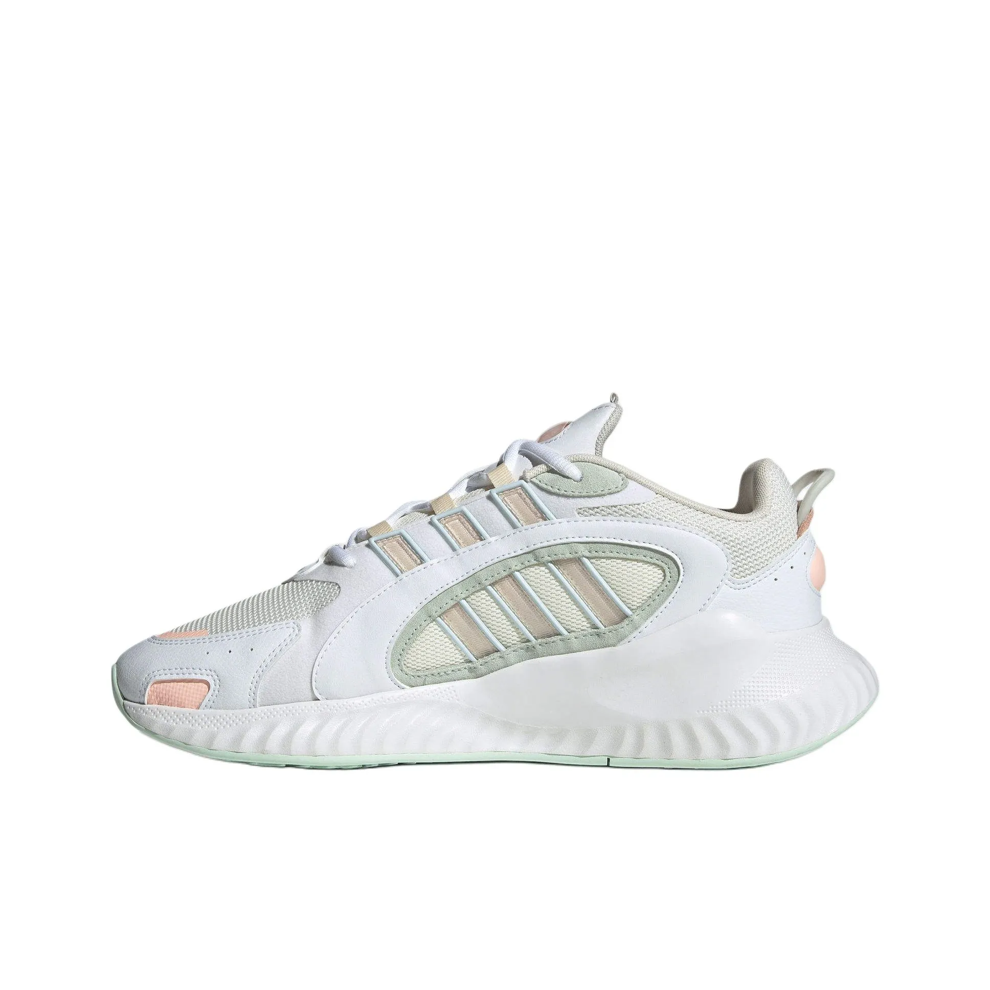 Adidas Originals Non slip Lightweight Mid Top Casual Running Shoes Unisex Light Beige