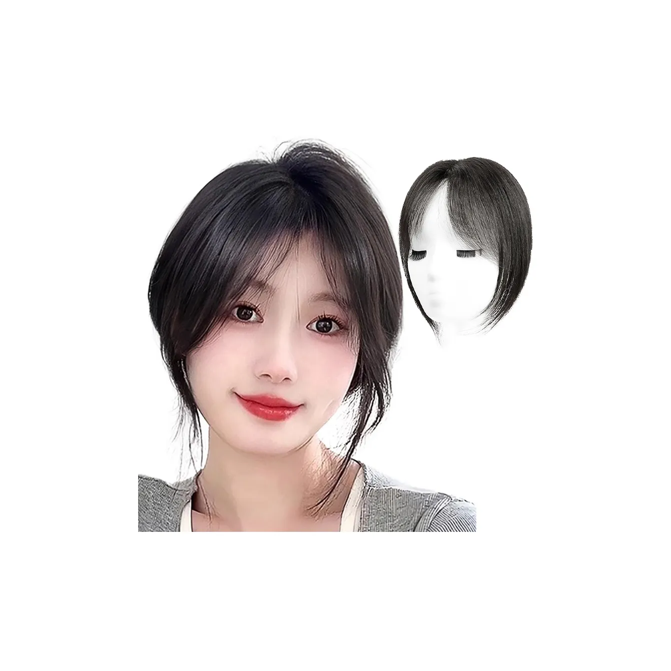 WANWANFENG Bangs Патч для волос GROWTH Расширение для волос Стрипы