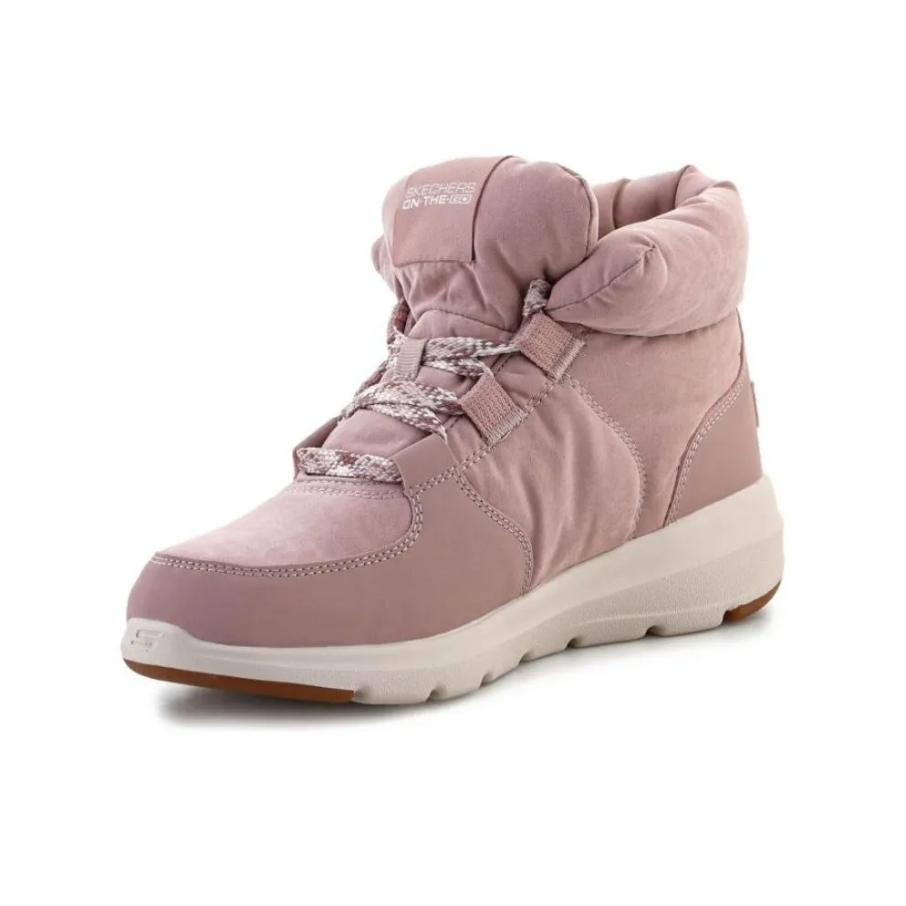 Skechers ON THE GO Термический Короткий Снегобут Женские Светло-фиолетовые