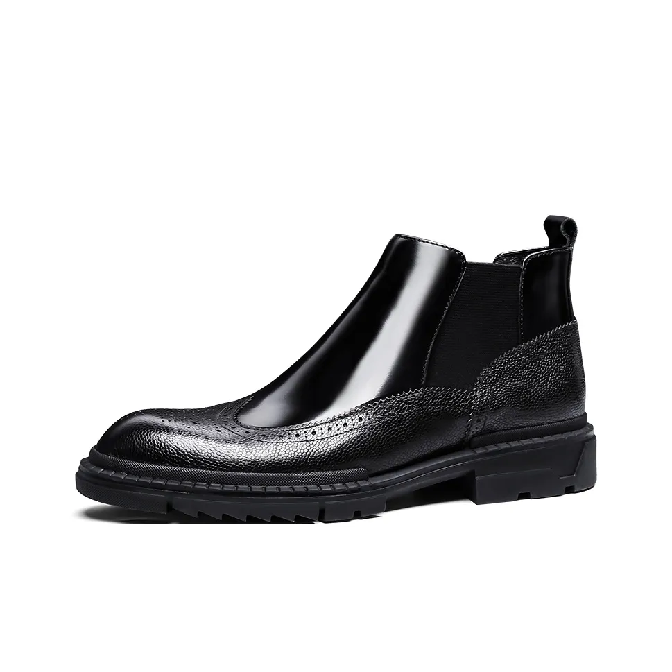 PALMPOLO Короткий Челси Мужской Черный