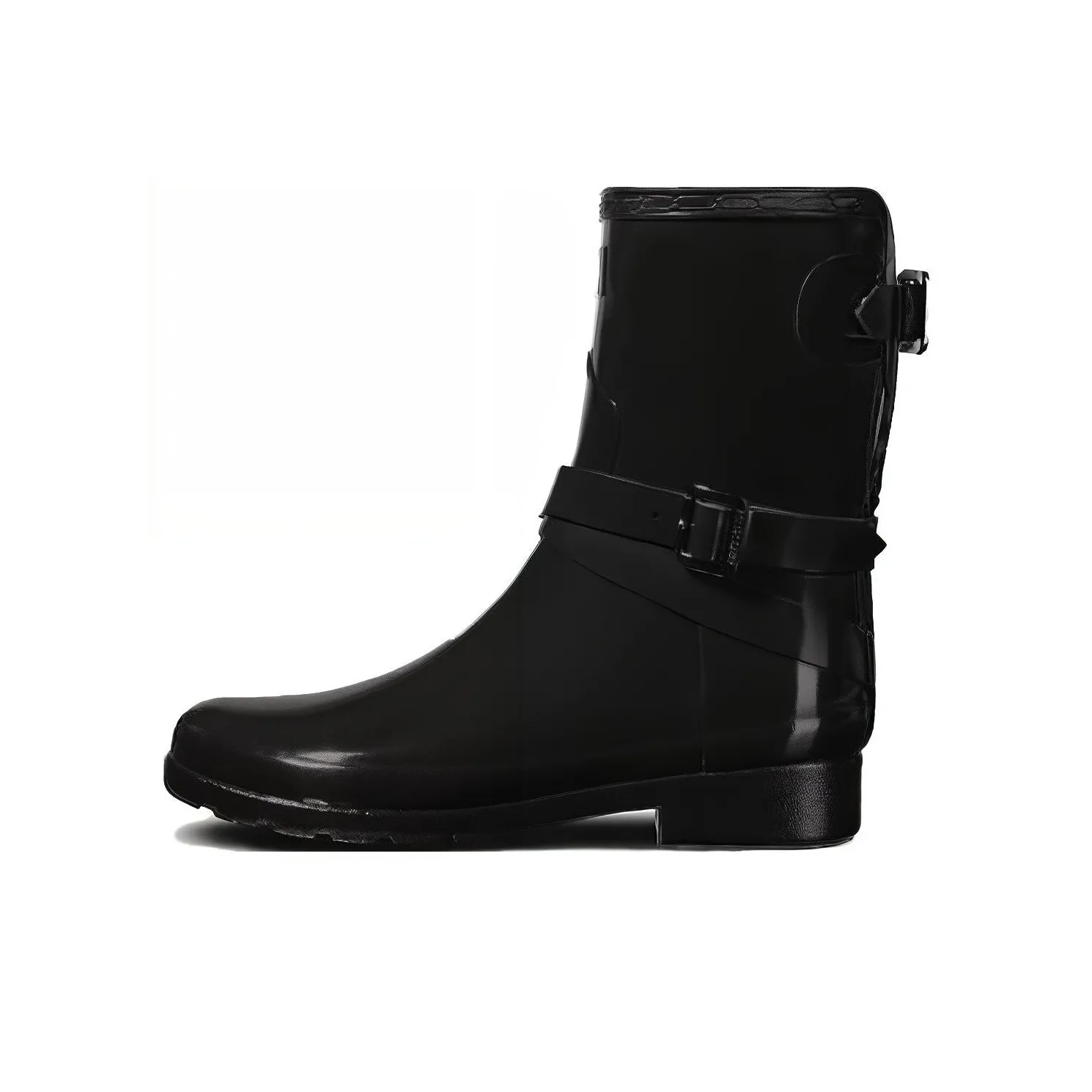 HUNTER Refined Warm And Water Resistant Rain Boots Women's Black