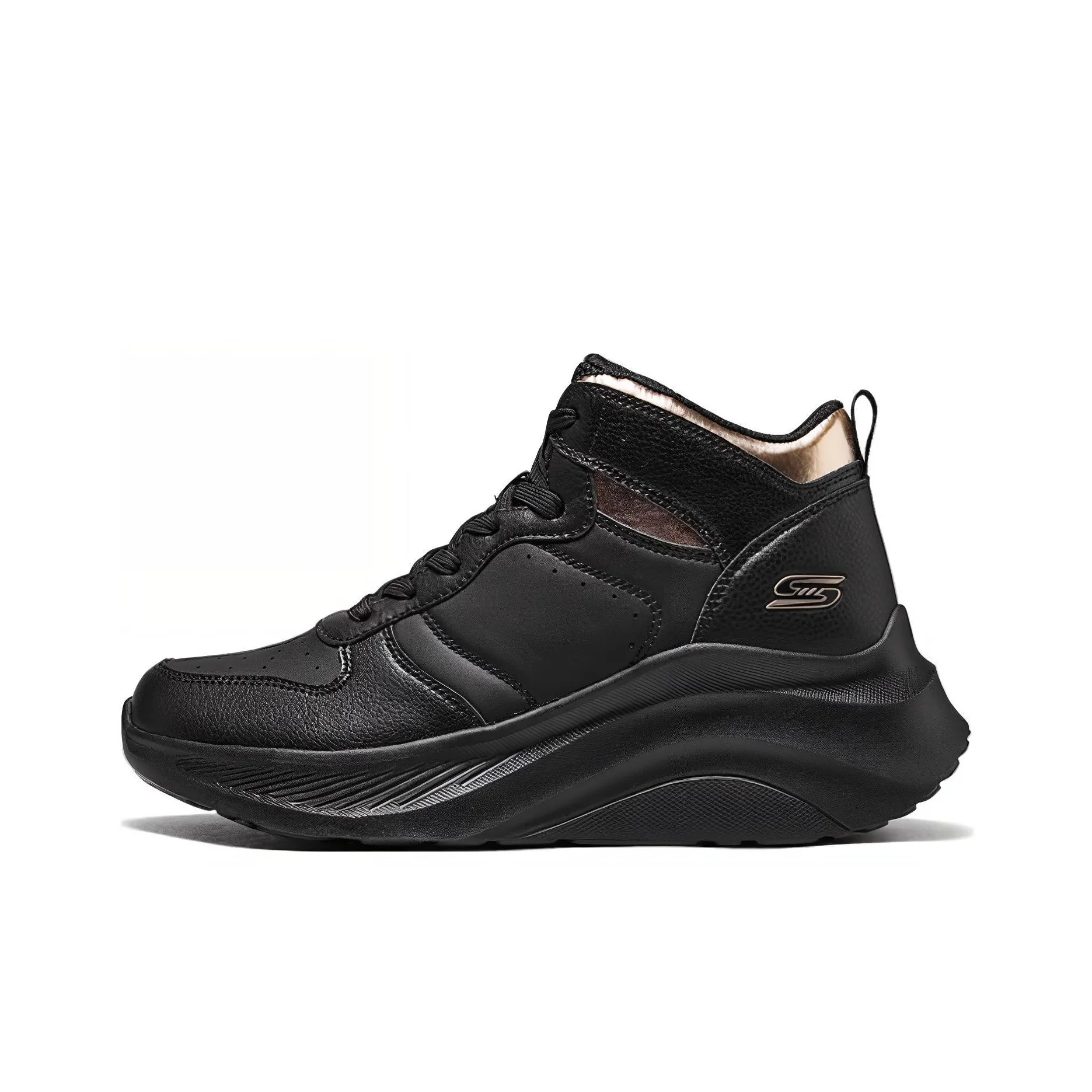 Skechers BOBS Sport MID Топ Повседневный Женский Черный